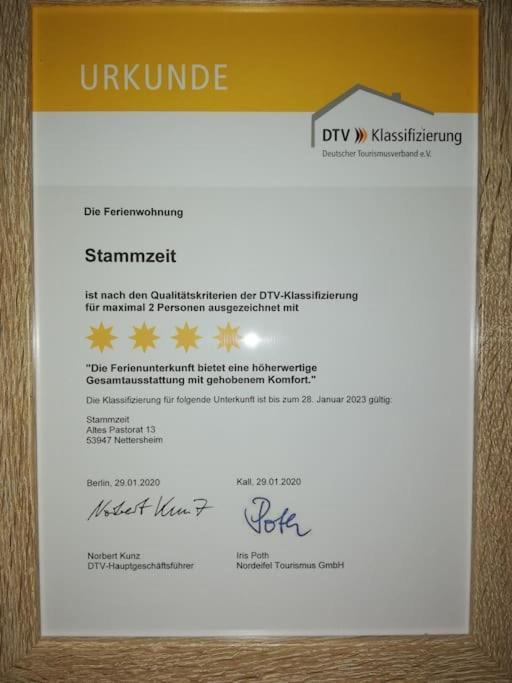 4 Sterne Ferienwohnung Stammzeit Nettersheim Εξωτερικό φωτογραφία